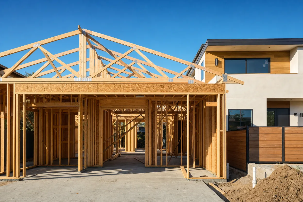 Illustrative rendering — new construction by Oaks Group Construction