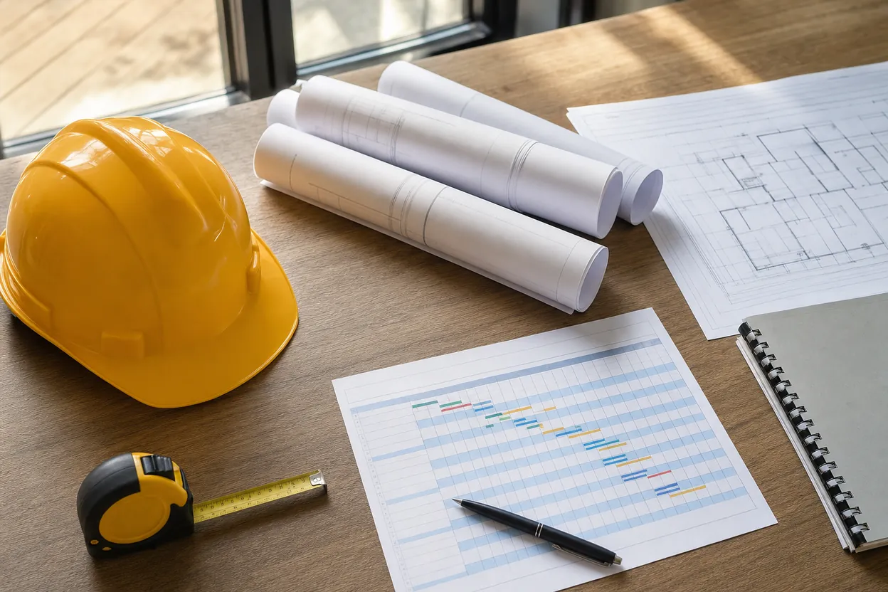 Illustrative rendering — project management by Oaks Group Construction