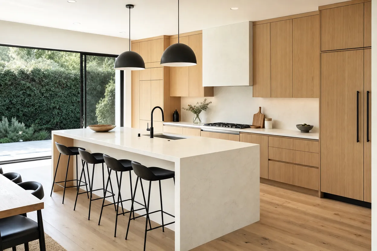 Illustrative rendering — remodeling & renovation by Oaks Group Construction